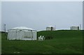 Yurt camping, Borewell Farm