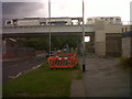 Railtrack vehicle on the new bridge