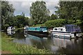 Boats moored on the Lancaster Canal