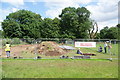 Archaeological dig by Radcliffe Tower