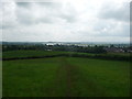 Footpath across fields above Newnham-on-Severn