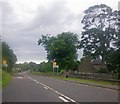 Looking along the A824