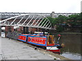 SJ8397 : Working Narrow Boat Hadar moored at Castlefield. by Keith Lodge