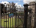 SX9066 : Gate, Torquay Cemetery by Derek Harper