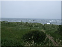 NU2410 : Coastal view, Alnmouth by JThomas