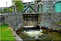 M2925 : Galway - River Corrib Walk - Footbridge over Dam by Joseph Mischyshyn