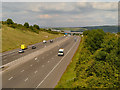 SD6624 : M65 Motorway by David Dixon