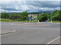 NS6672 : Roundabout on Woodlee Road, Kirkintilloch by G Laird