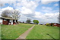 Footpath through Allhallows Holiday Park