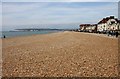 The shingle beach at Seaford