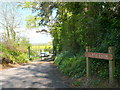 SY9597 : Entrance to Garth Farm by Nigel Mykura