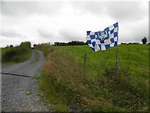 H5118 : Lane and flag, Corrinary by Kenneth  Allen