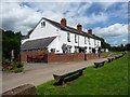 Row of three cottages at Stanley