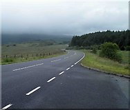 SH7050 : Looking north on the A470 'The Crimea Pass' by Steve  Fareham
