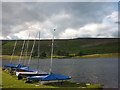 SD9954 : Too much wind at Embsay Reservoir by Karl and Ali