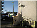 Morning sun strikes Gospel Hall forecourt