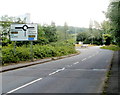 Mamhilad : Old Abergavenny Road approaches the newer road to Abergavenny