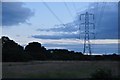 ST0311 : Willand : Electricity Pylons by Lewis Clarke