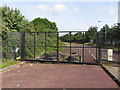 Gated road in Imperial Park