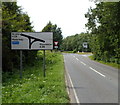 Berkeley Road approaches a  triangular junction with the A38