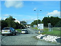 A4061 roundabout at Bryncethin