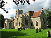 TL9847 : All Saints church in Chelsworth by Evelyn Simak