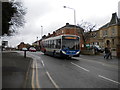 Leicester bus in Market Harborough