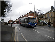 SP7387 : Leicester bus in Market Harborough by Richard Vince