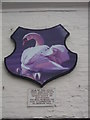 TR0161 : Swan Pub Sign and plaque, Faversham by David Anstiss