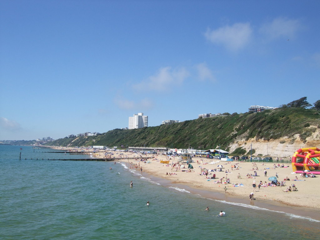 Beaches West of Boscombe Pier © Paul Gillett :: Geograph Britain and ...