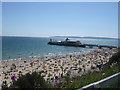 SZ0890 : Bournemouth Pier & Beach by Paul Gillett