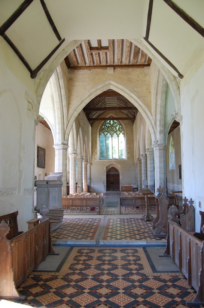 Interior, All Saints' church, Boughton... © Julian P