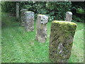 NU0622 : Gravestones , Old Bewick Churchyard by Derek Voller
