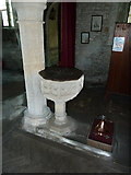 TL1097 : Church of St Remigius, Water Newton. Font by Alexander P Kapp