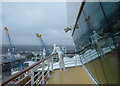 Watching and waiting ... from Azura berthed at Ocean Cruise Terminal, Southampton