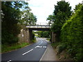 Bridge carrying railway (disused)