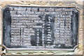 Names on Stone war memorial