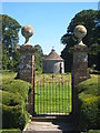 ST5326 : Gateway from the Apostle Garden at Lytes Cary Manor by Rod Allday