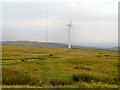 SD8416 : Radio Mast and Wind Turbine on Knowl Moor by David Dixon
