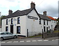 Corner view of the Lamb Hotel, Penderyn