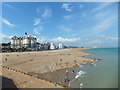 TV6199 : Eastbourne Beach from the Pier by PAUL FARMER
