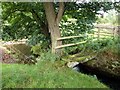 Stone slab bridge