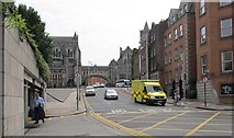 O1533 : A Dublin Fire Brigade Ambulance in Winetavern Street by Eric Jones
