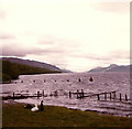 The shores of Loch Ness Pier at Dores