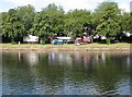 Victoria Embankment: getting ready for the Riverside Festival