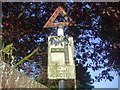 TL4948 : Pre-Worboys road junction sign, Brewery Road, Pampisford by David Howard