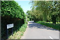 Horns Hill road sign