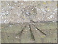 Ordnance Survey Rivet Cut Mark