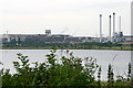 New Thames Paper Mill seen across Milton Creek