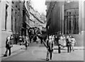 Throgmorton Street, outside the Stock Exchange, Summer 1955